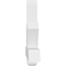 Ekena Millwork Kennewick Architectural Grade PVC Gable Bracket, 60"W x 22 1/2"H x 4"D x 4"F, 9/12 Pitch GBP060X23X0404KEN00 - alternate 2
